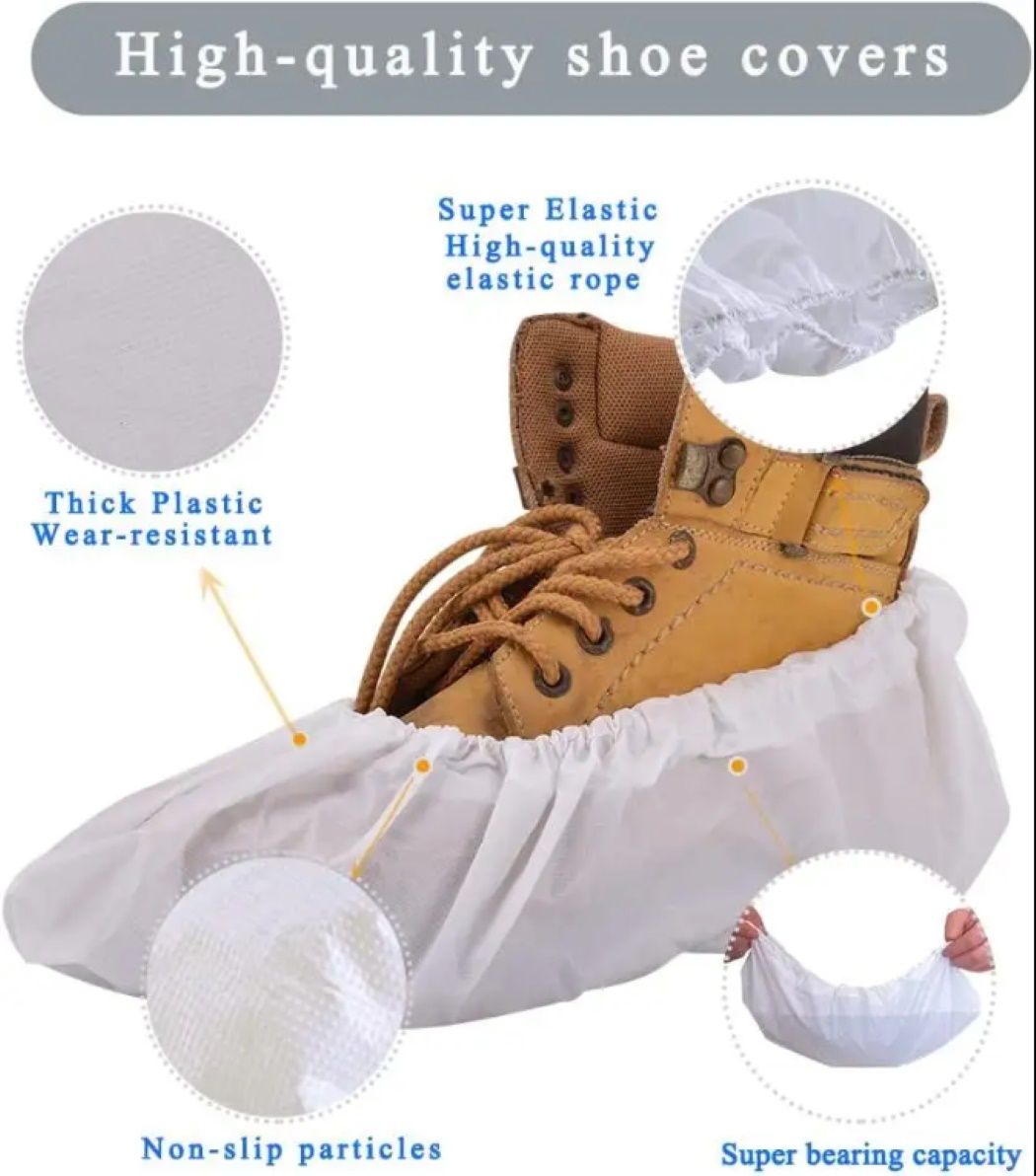 CPE White Shoe Cover